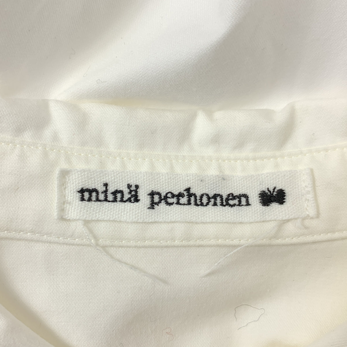 mina perhonen / ミナペルホネン | call コットン ラウンドカラー シャツ | 40 | レディース