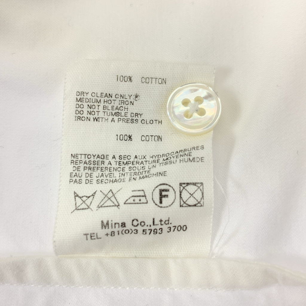 mina perhonen / ミナペルホネン | call コットン ラウンドカラー シャツ | 40 | レディース