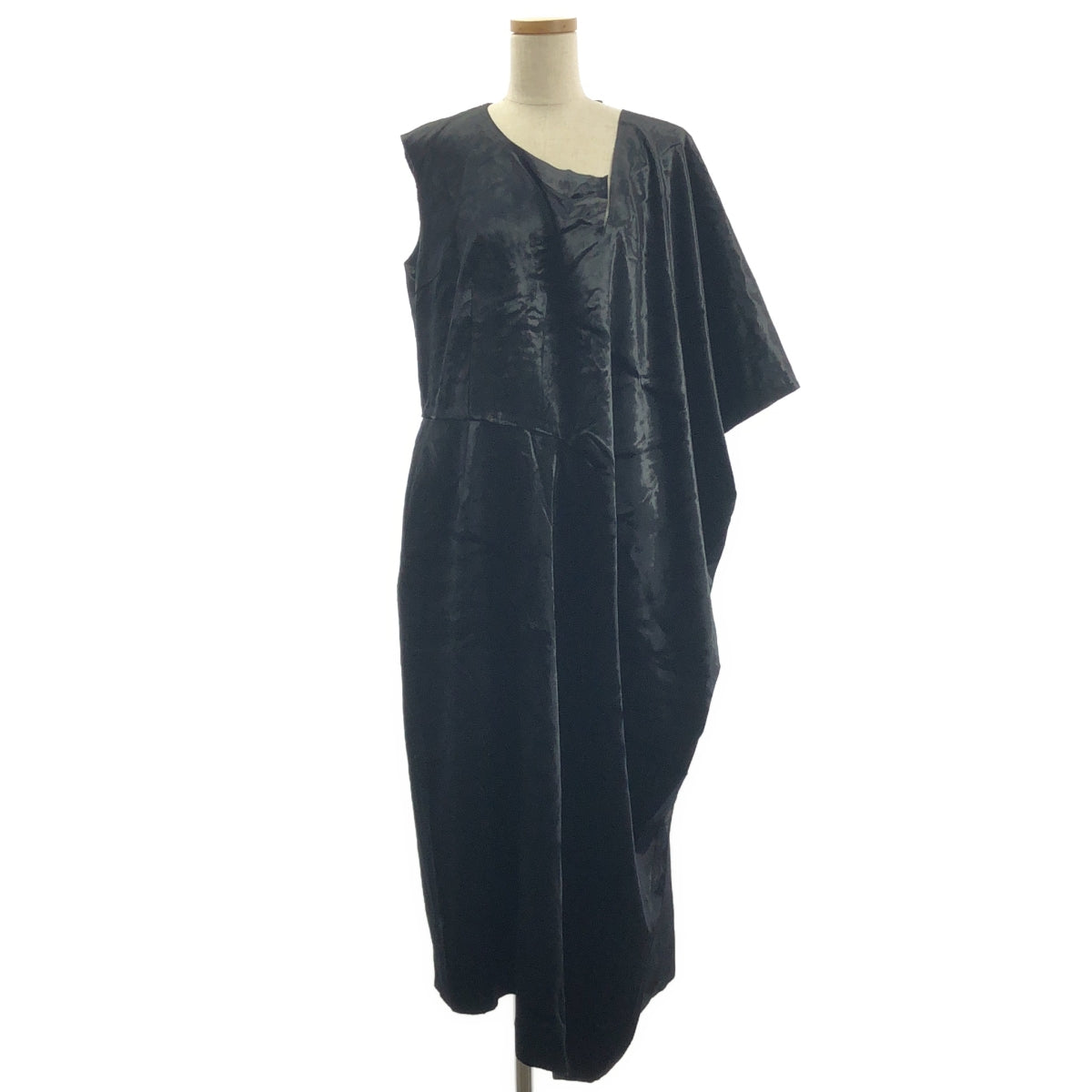 COMME des GARCONS / コムデギャルソン | 2019AW | 変形 アシンメトリー オーバーシルエット バックジップ ドレス ワンピース | S | レディース