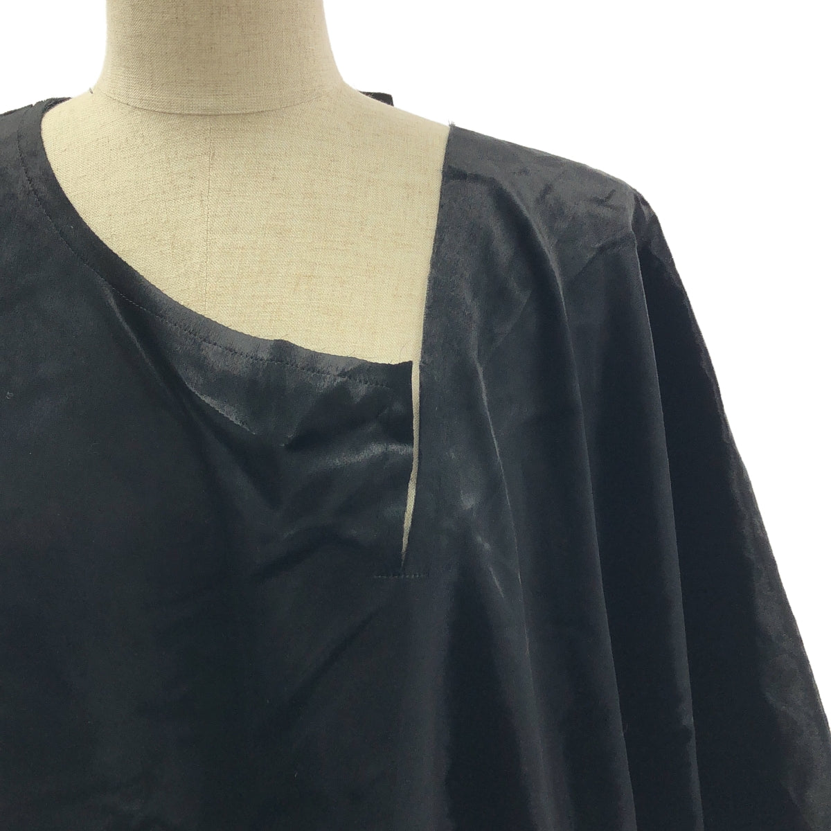COMME des GARCONS / コムデギャルソン | 2019AW | 変形 アシンメトリー オーバーシルエット バックジップ ドレス ワンピース | S | レディース
