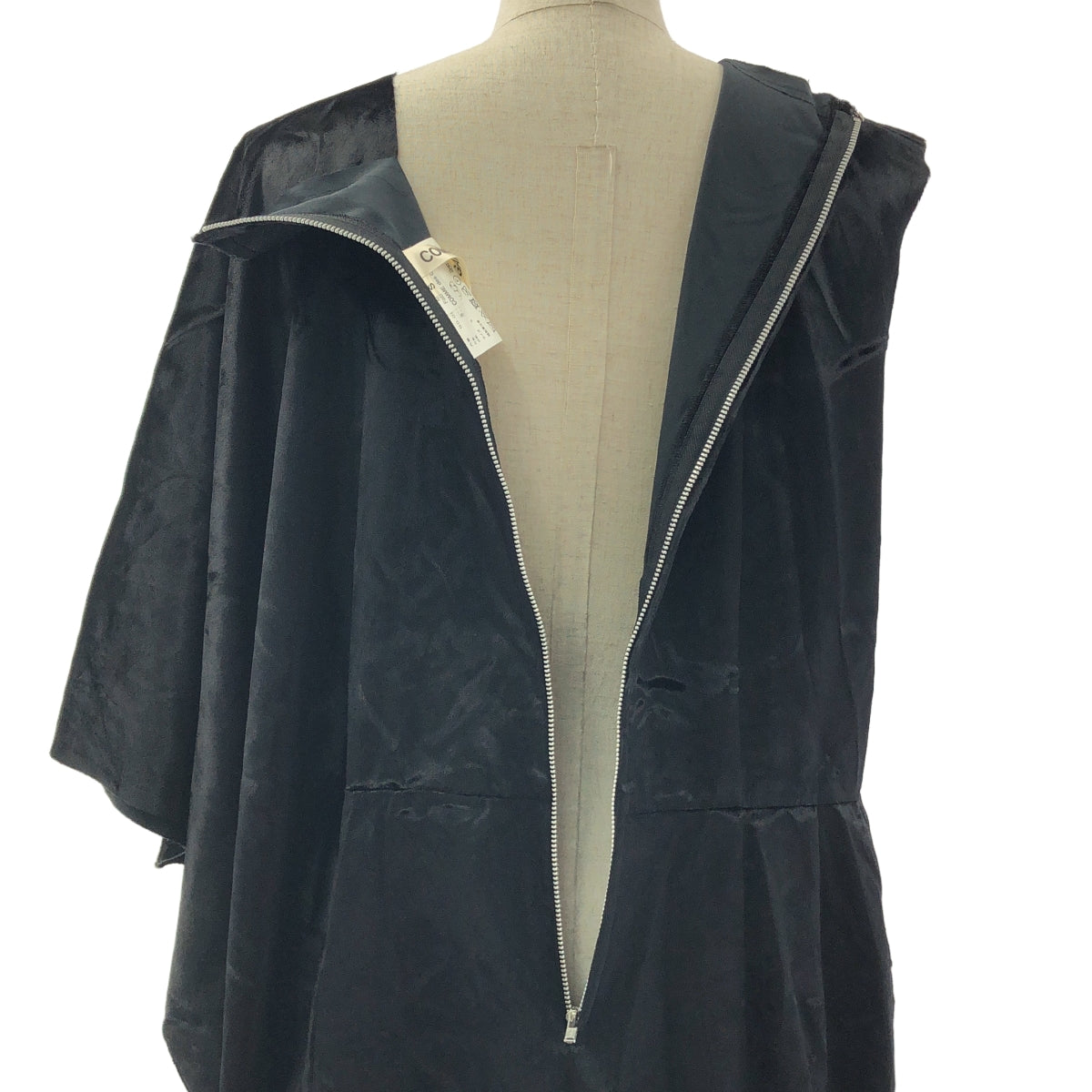 COMME des GARCONS / コムデギャルソン | 2019AW | 変形 アシンメトリー オーバーシルエット バックジップ ドレス ワンピース | S | レディース