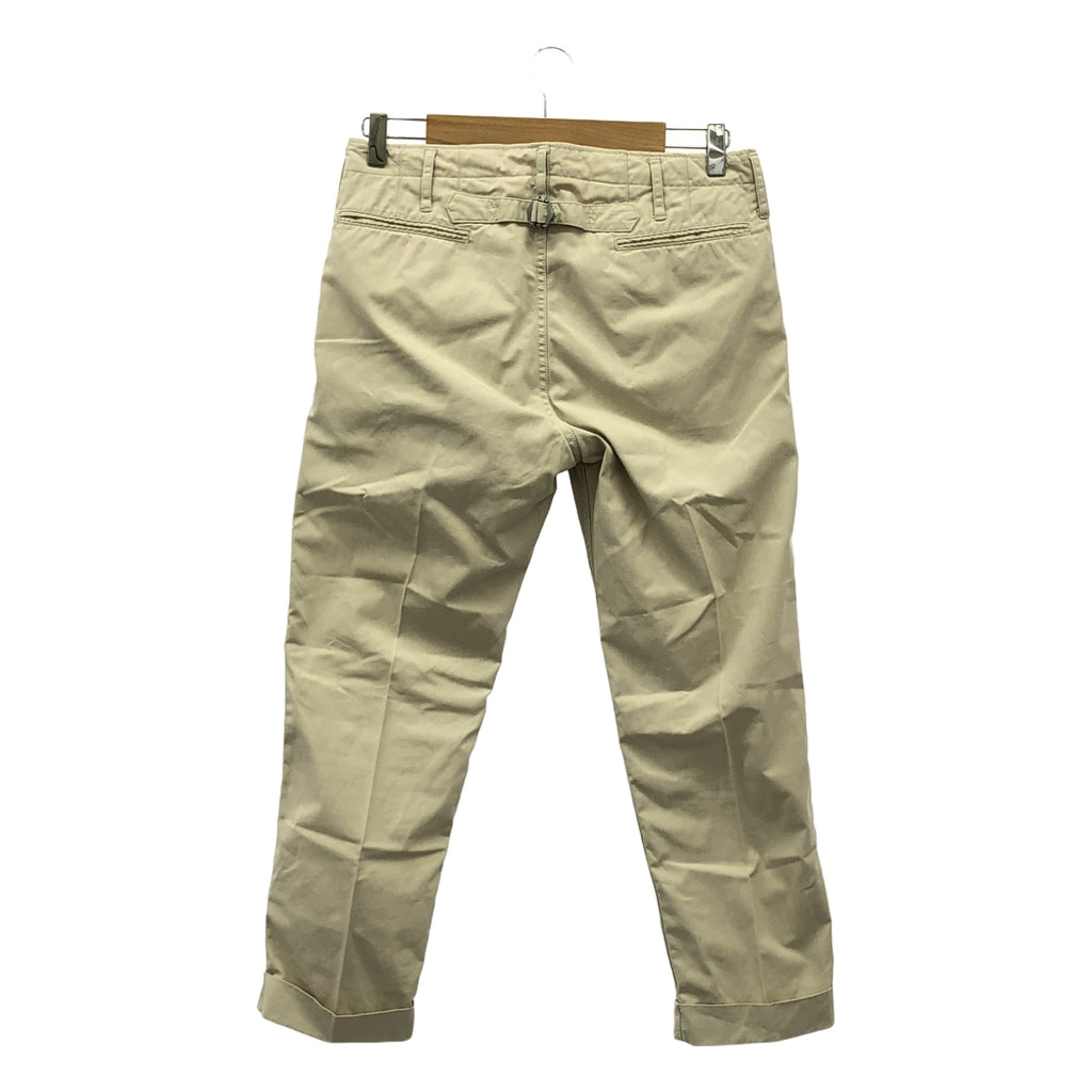 visvim / 비즈빔 | High Water Chino / 신치 백 하이 워터 치노 바지 | S | 베이지 | 남성