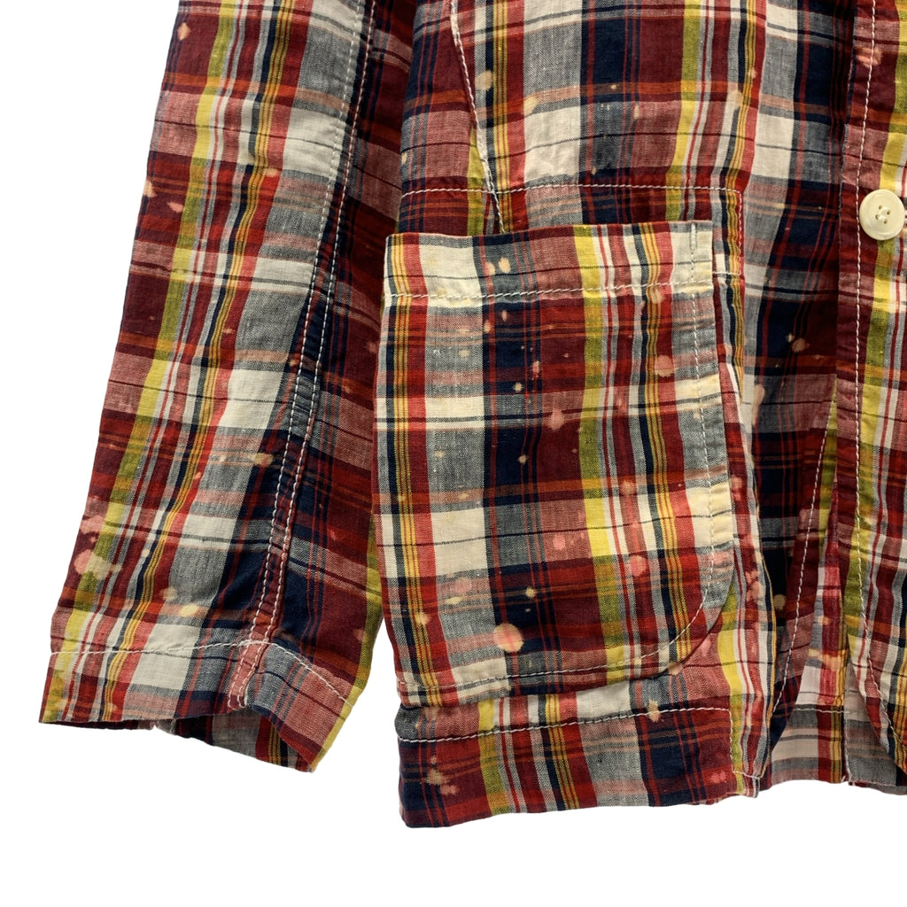 COMME des GARCONS HOMME / コムデギャルソンオム | 2013SS | ブリーチ加工 シングルブレスト ジャケット | XS | メンズ