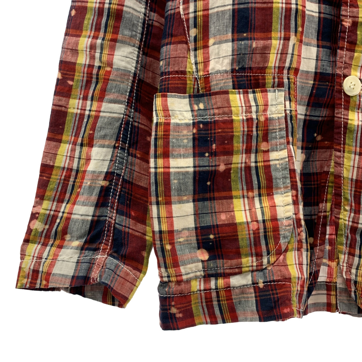 COMME des GARCONS HOMME / コムデギャルソンオム | 2013SS | ブリーチ加工 シングルブレスト ジャケット | XS | メンズ