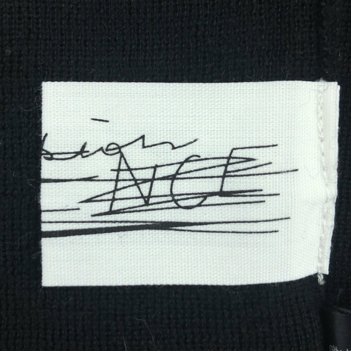 Chaos / カオス | 18G 梳毛 クルーネック ニット プルオーバー | F | ブラック | レディース