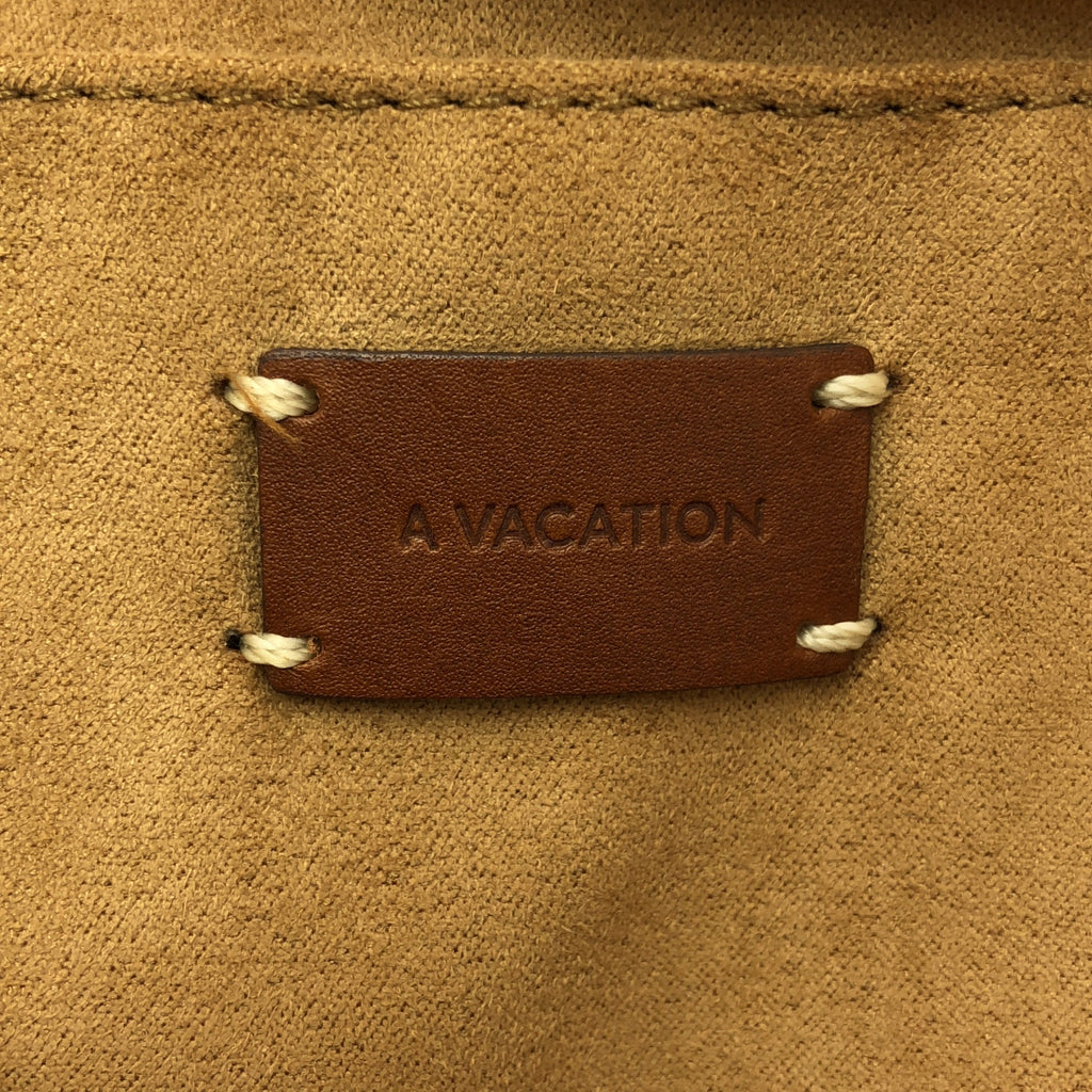 A VACATION / アヴァケーション | BAM スエード レザー ハンドバッグ |