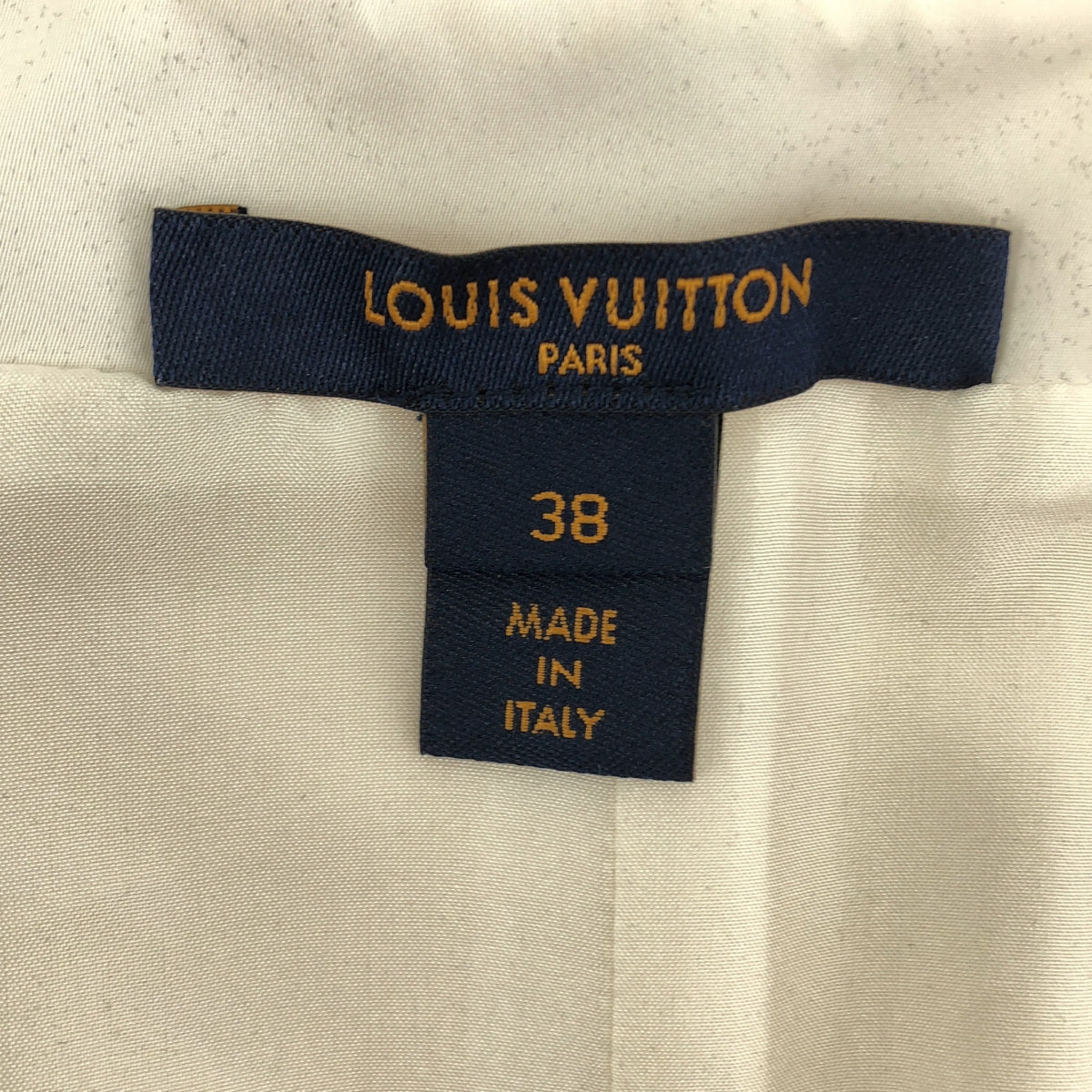 【新品】  Louis Vuitton / ルイヴィトン | フロントジップ パッチ ワンピース | 38 | アイボリー | レディース