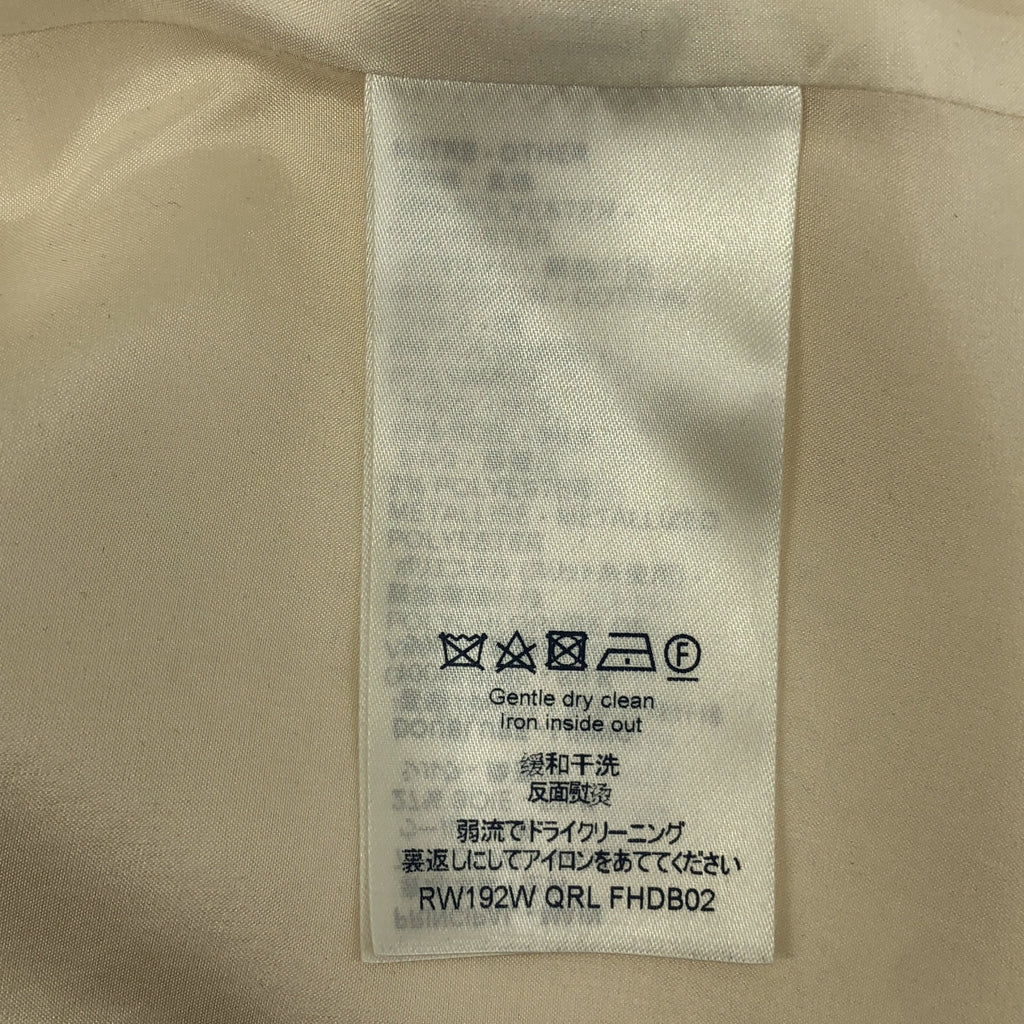 【新品】  Louis Vuitton / ルイヴィトン | フロントジップ パッチ ワンピース | 38 | アイボリー | レディース