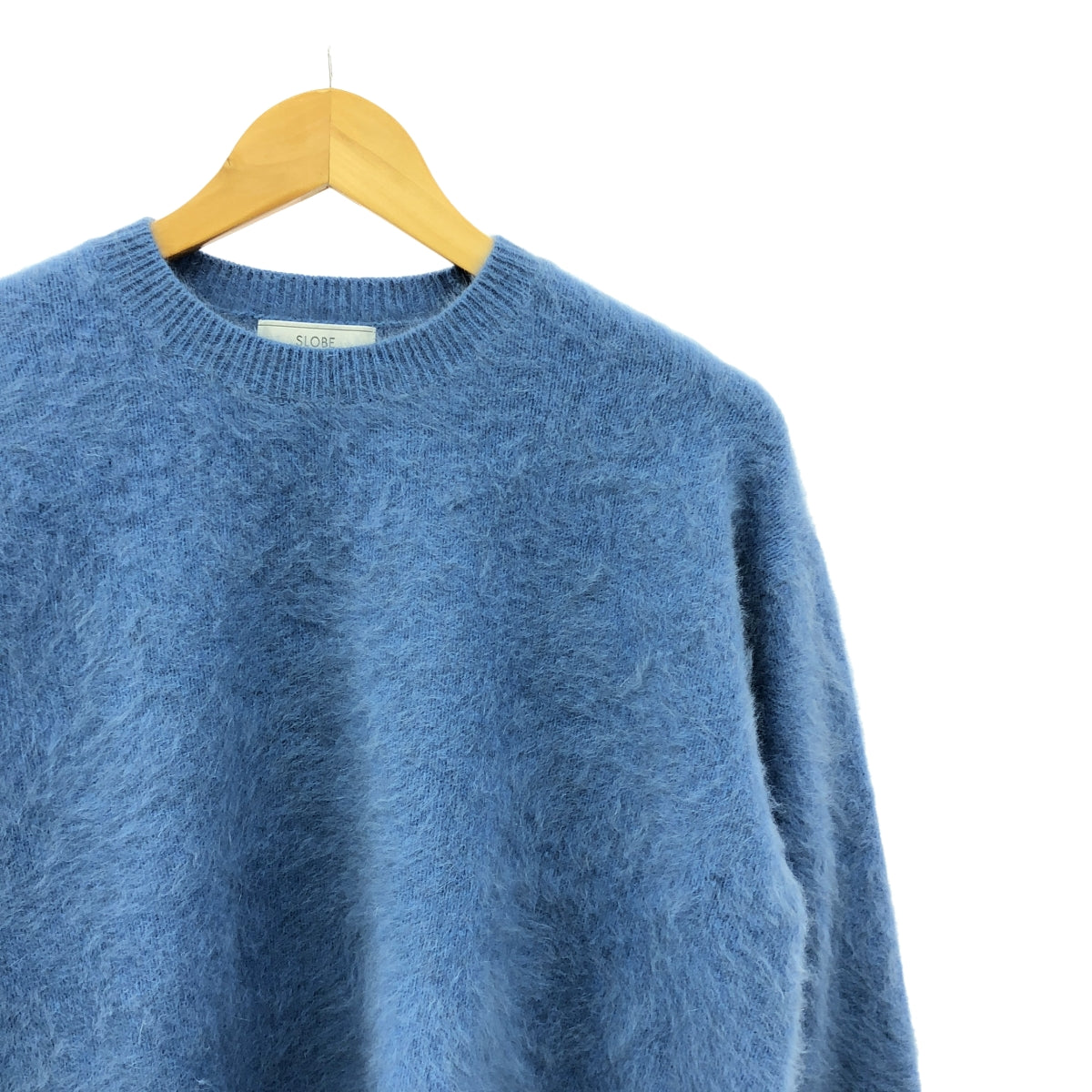 SLOBE IENA / スローブイエナ | 2022AW | フォックス カシミヤ プルオーバー | F | ブルー | レディース