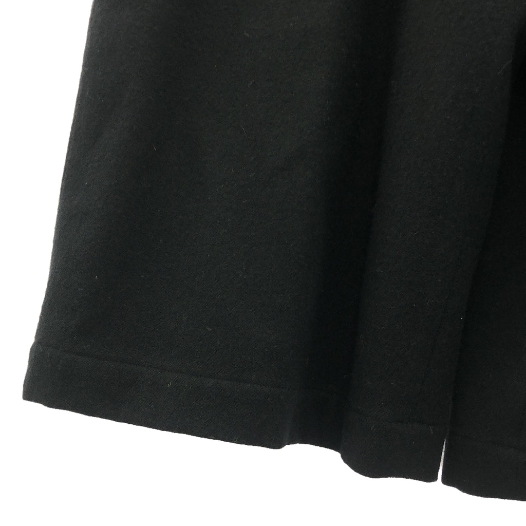針織 COMME des GARCONS |西元1988年 |羊毛塞入不對稱寬褲 | M |黑色 |女性的
