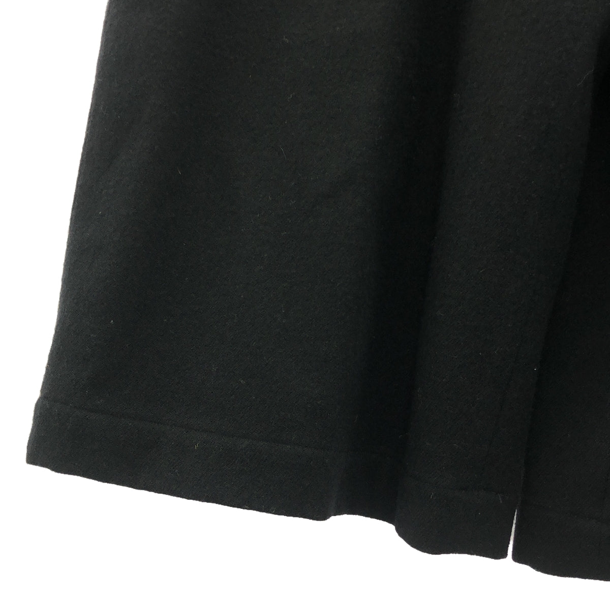 針織 COMME des GARCONS |西元1988年 |羊毛塞入不對稱寬褲 | M |黑色 |女性的