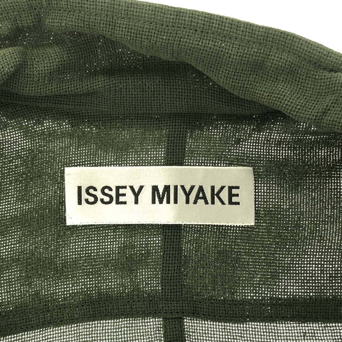 ISSEY MIYAKE | 1996SS / 90s~ | Silver tag, dyed, modified, dolman sleeve, single-breasted jacket | 2 | Green | Women's