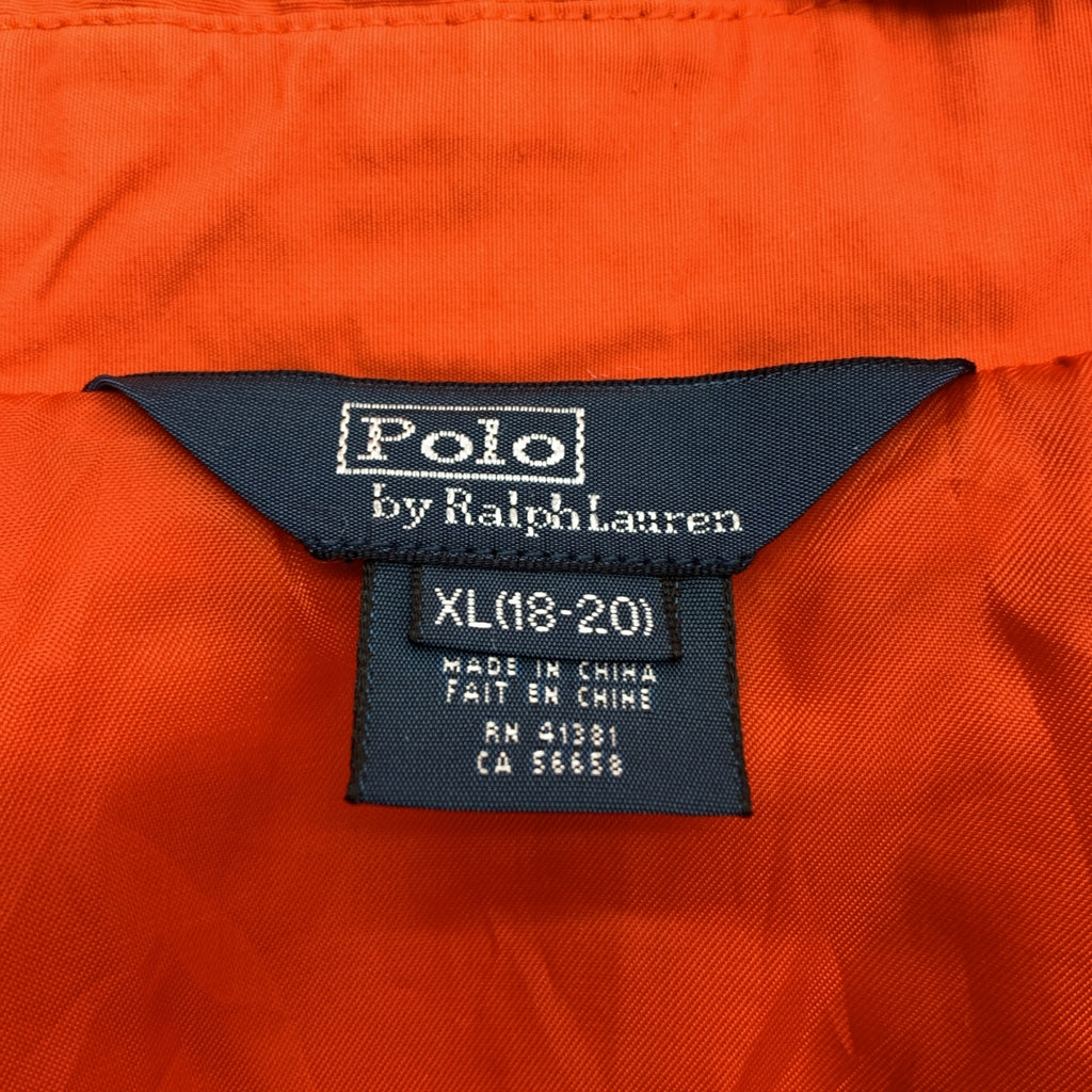 POLO BY RALPH LAUREN / 폴로바이랄 플로렌 | 코튼 나일론 지퍼 업 재킷 | XL(18-20) |