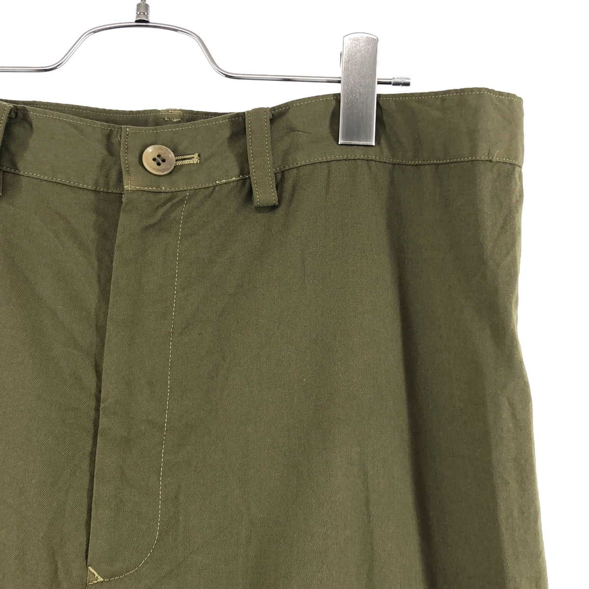 Y'sワイズ★未使用★カーキ長袖ウールワンピース サイズ1 ヨウジヤマモト Y'sワイズ☆未使用☆カーキ長袖ウールワンピース サイズ1 ヨウジヤマモト