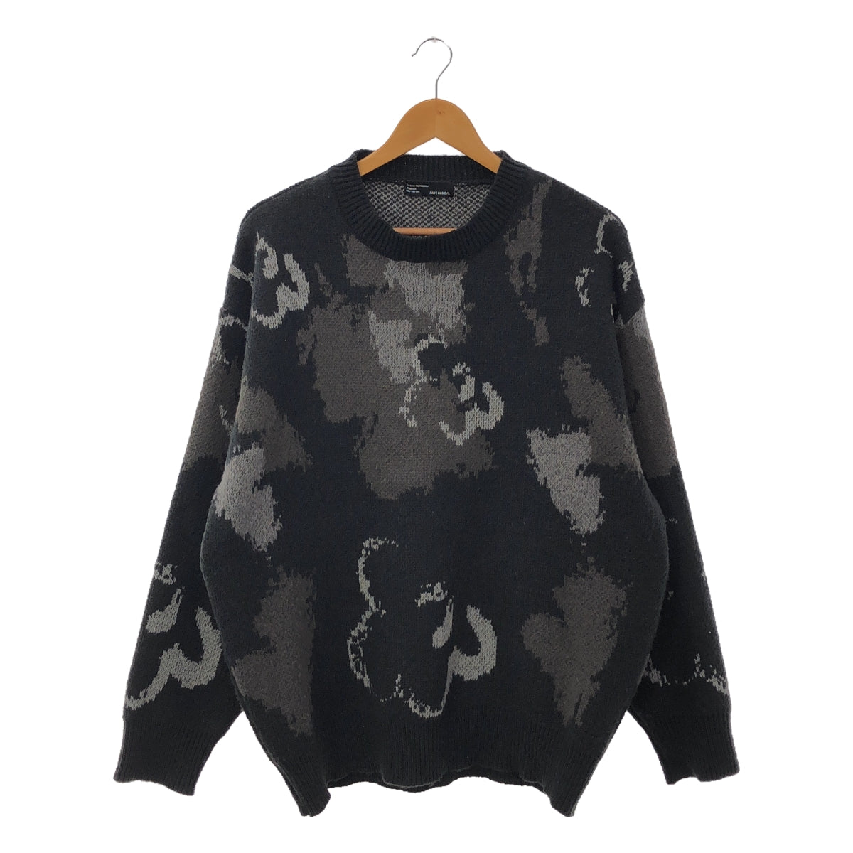 NAIVE MAGIC | Jacquard crew neck knit pullover | L | Men's