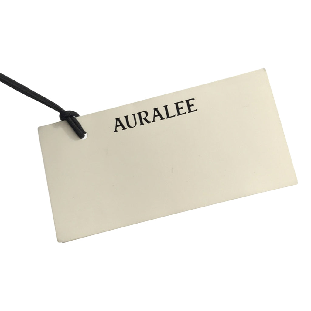 【신품】 AURALEE / 오라리 | 2023AW | DOUBLE CLOTH HARD TWIST CARSEY HAND SEWN SKIRT 스커트 | 2 | 블랙 | 여성