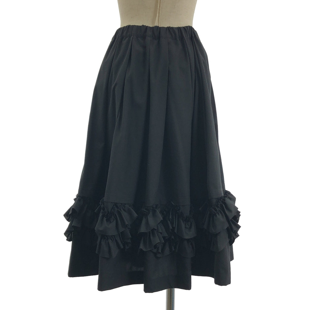 COMME des GARCONS COMME des GARCONS / 콤콤 | 2020AW | 탁 프릴 볼륨 롱 스커트 | XS |