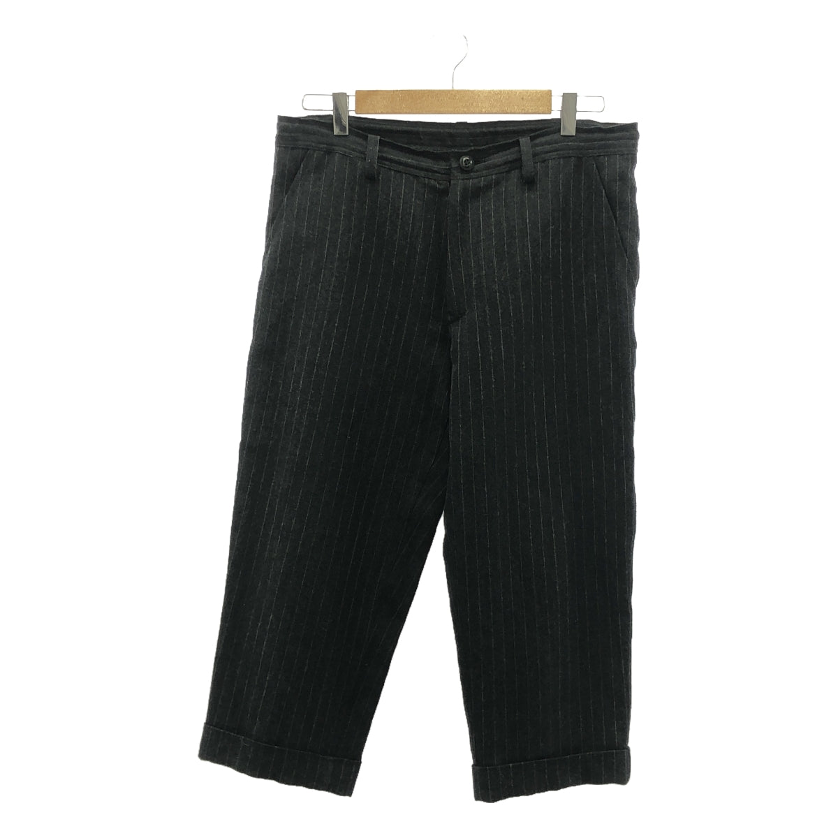 Y's / Y's Yohji Yamamoto | Wool striped easy pants | 3 | Women's