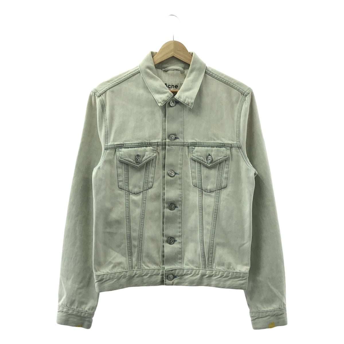 Acne Studios / アクネストゥディオズ | 2017SS | WHO BLEACHED 3rdタイプ デニム トラッカー ジャケット | 44 | アイスブルー | メンズ