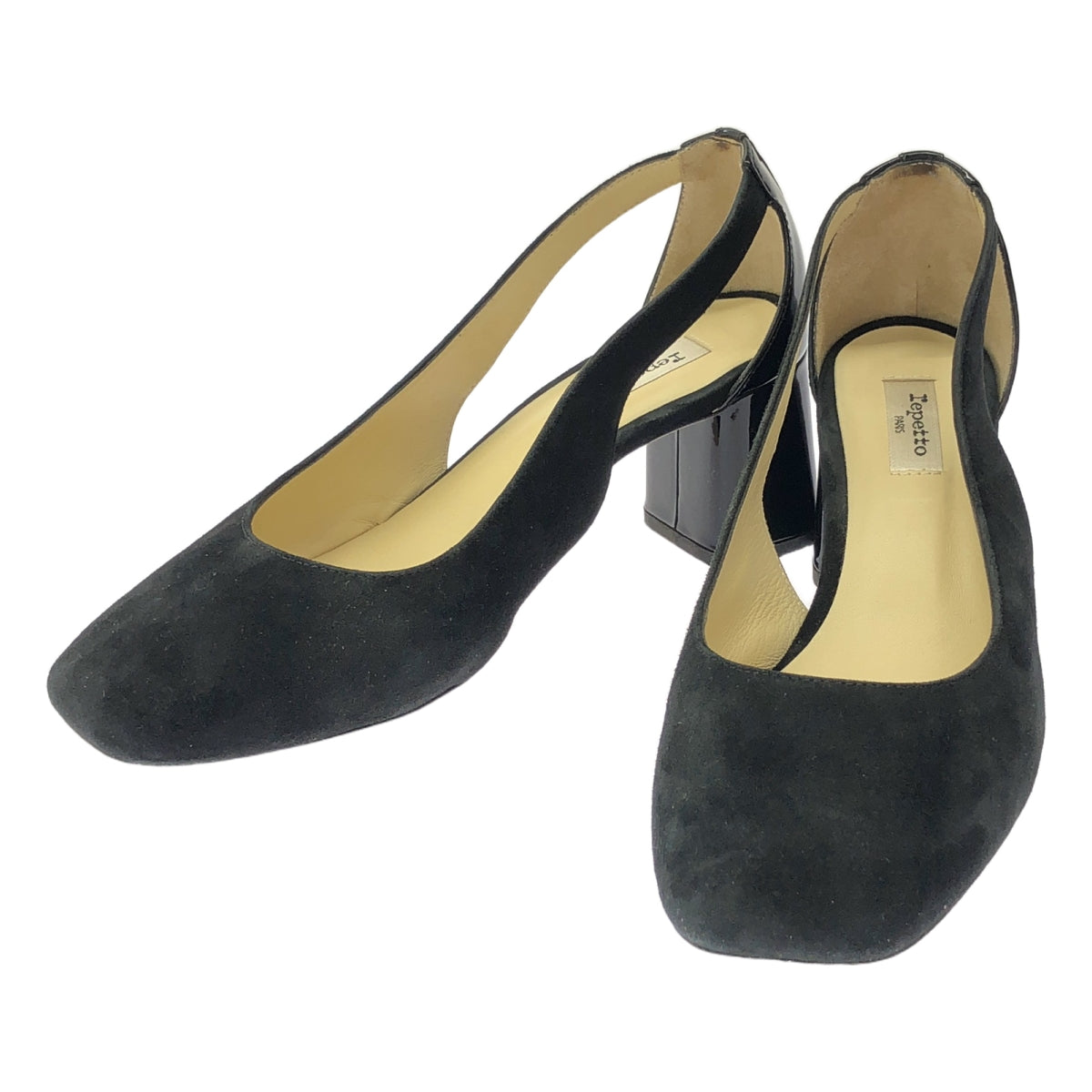 repetto / 레펫 | 에나멜 스트랩 힐 펌프스 | 38 | 블랙 | 여성