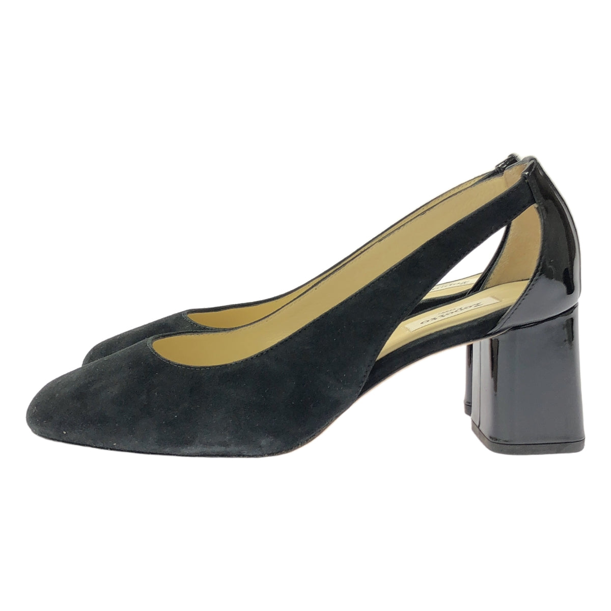 repetto / レペット | エナメル ストラップ ヒール パンプス | 38 | ブラック | レディース