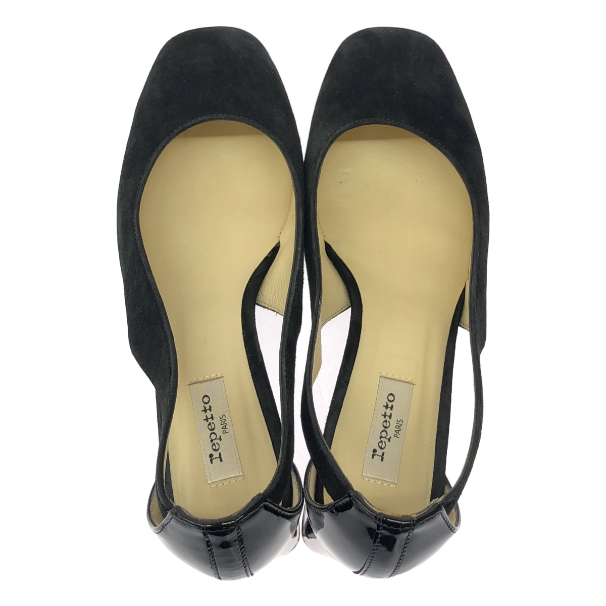 repetto / レペット | エナメル ストラップ ヒール パンプス | 38 | ブラック | レディース