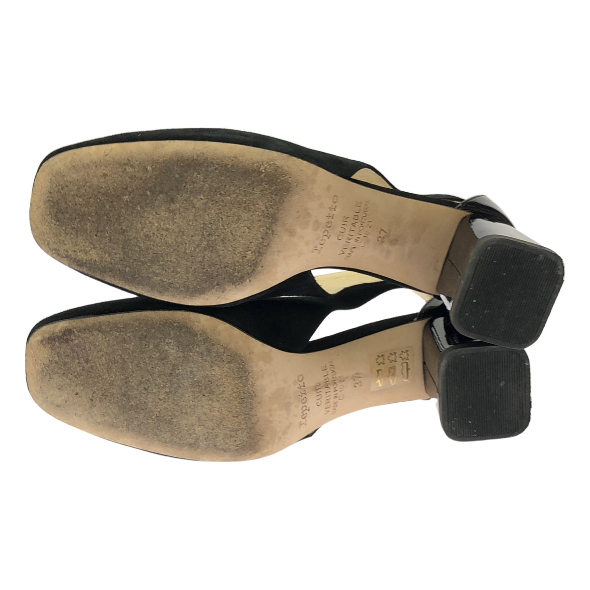 repetto / 레펫 | 에나멜 스트랩 힐 펌프스 | 38 | 블랙 | 여성