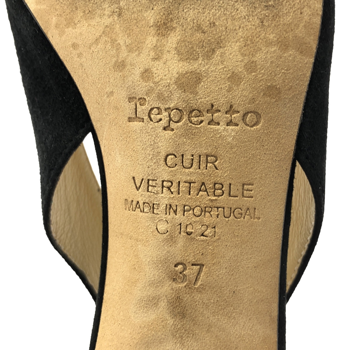 雷佩托 |漆皮帶高跟鞋 | 38 |黑色 |女性的