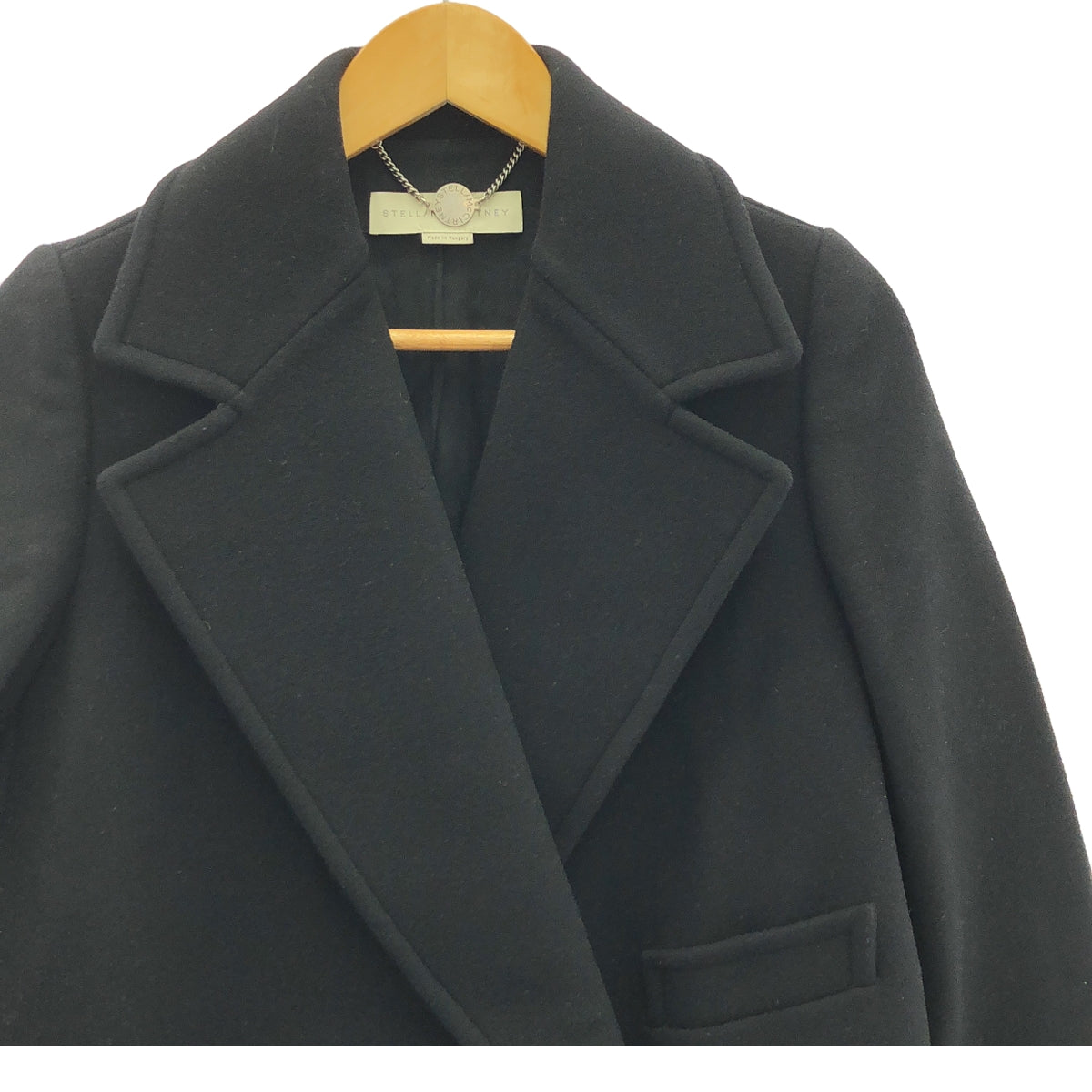 STELLA McCARTNEY / ステラマッカートニー | KARINA ウールコート | 36 | ブラック | レディース