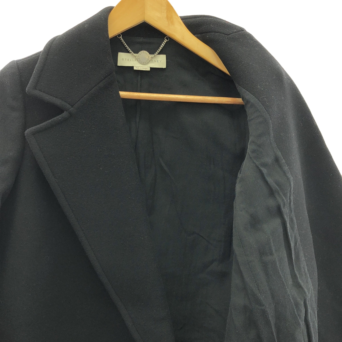 STELLA McCARTNEY / ステラマッカートニー | KARINA ウールコート | 36 | ブラック | レディース