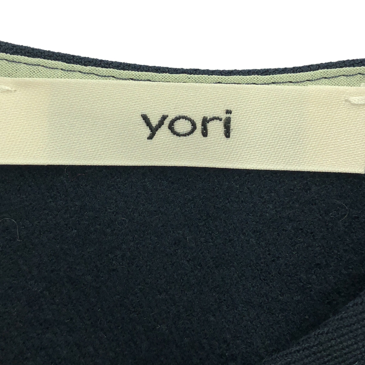 【美品】  yori / ヨリ | 2023AW | ウォーム 裏起毛 Tee カットソー | F | ネイビー | レディース