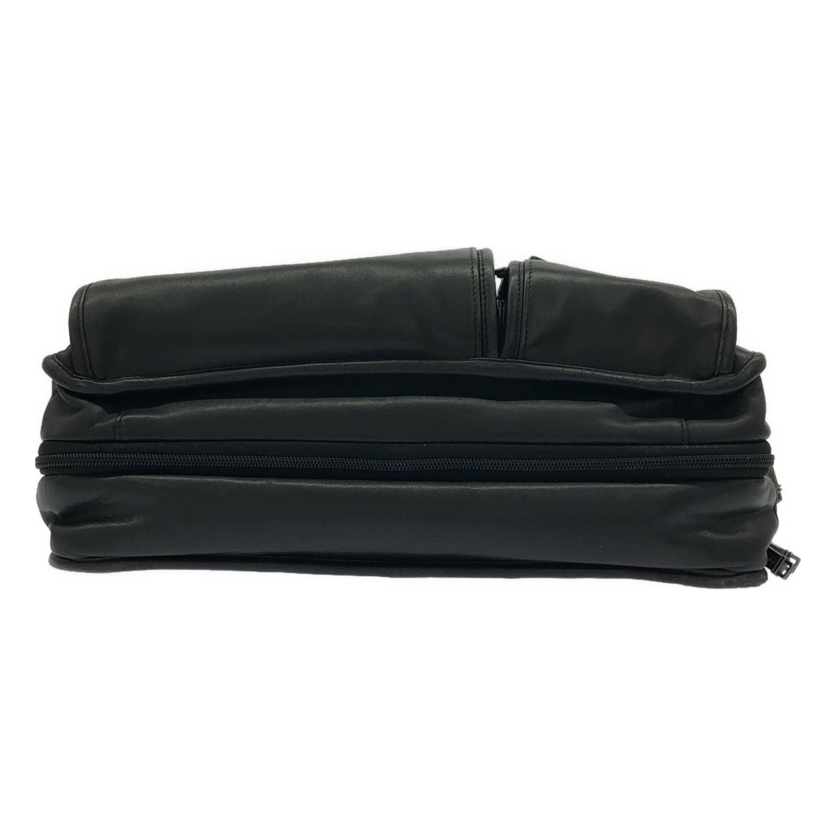 TUMI | ALPHA 皮革公事包 | 黑色 | 男款