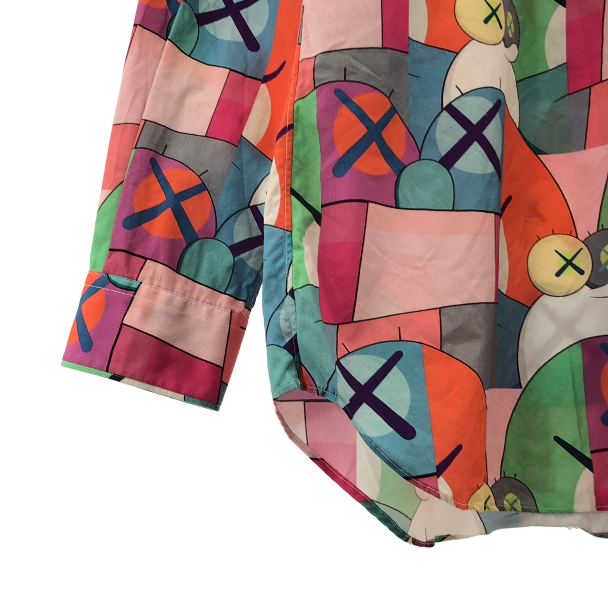 COMME des GARCONS SHIRT / コムデギャルソンシャツ | 2021AW | ×KAWS カウズ / CLASSIC SHIRT 総柄 コットン シャツ | M | メンズ