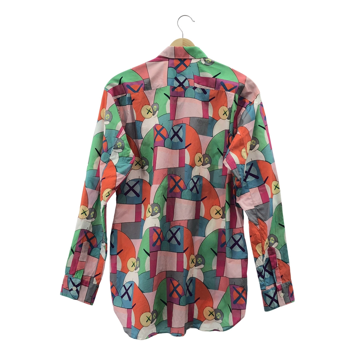 COMME des GARCONS SHIRT / コムデギャルソンシャツ | 2021AW | ×KAWS カウズ / CLASSIC SHIRT 総柄 コットン シャツ | M | メンズ