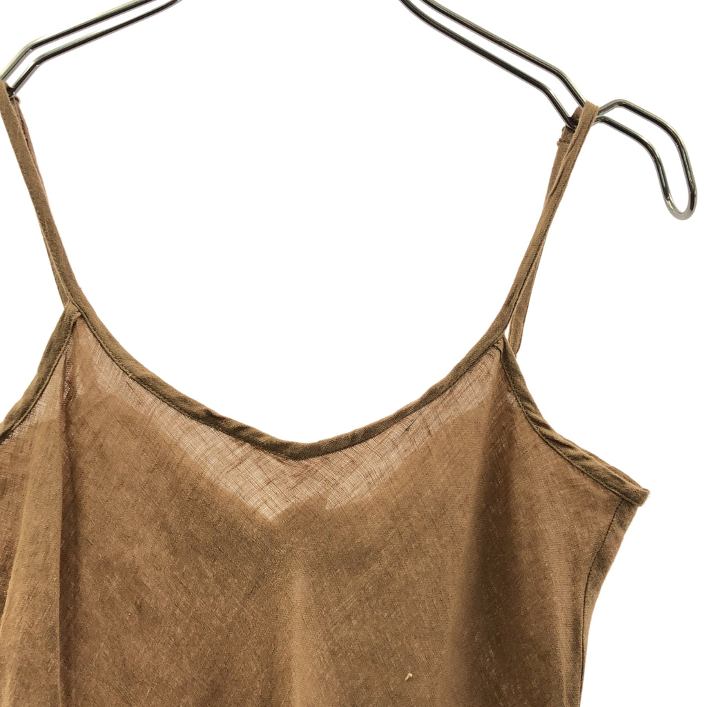 BASErange / ベースレンジ | リネン キャミソール ワンピース | XS | レディース