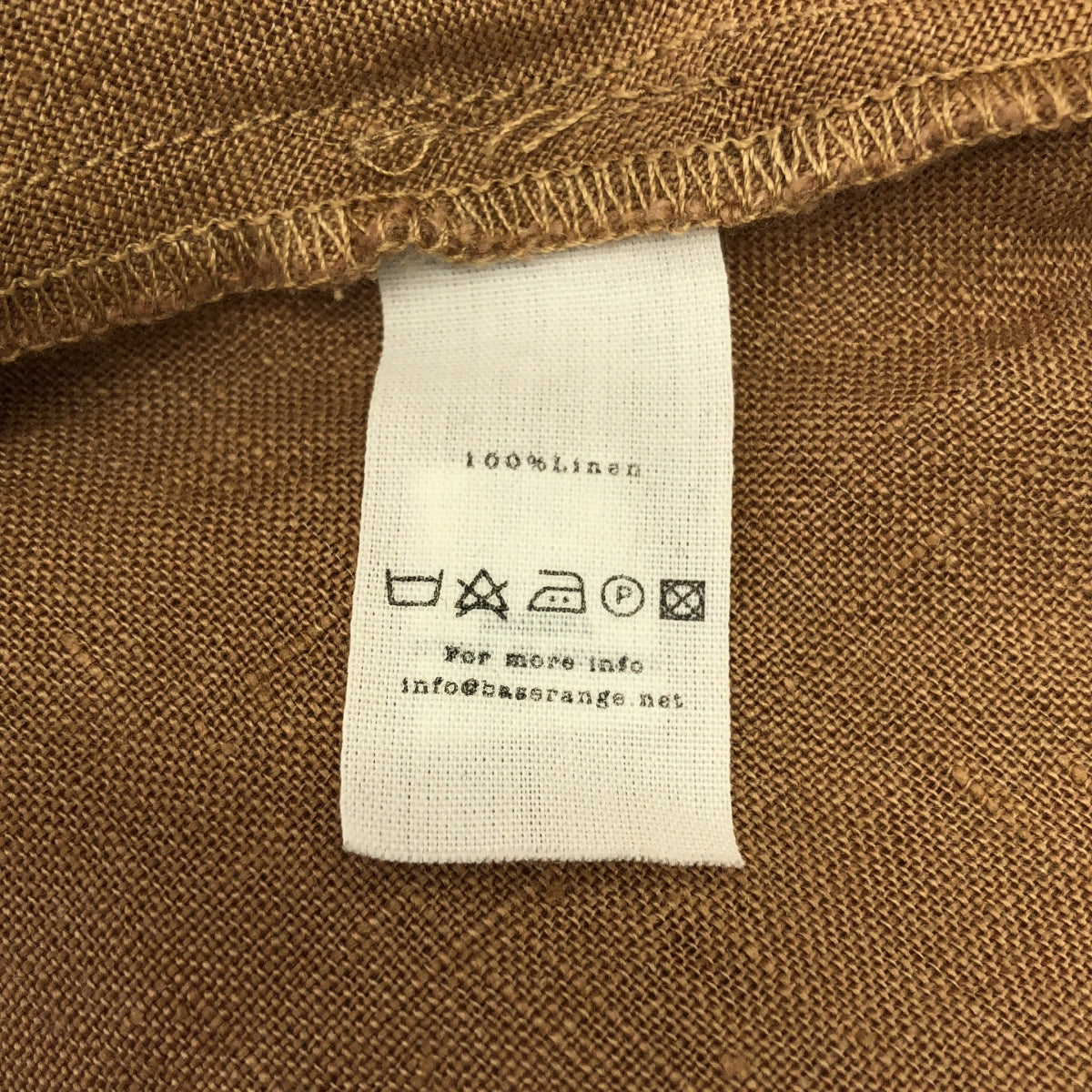 BASErange / ベースレンジ | リネン キャミソール ワンピース | XS | レディース