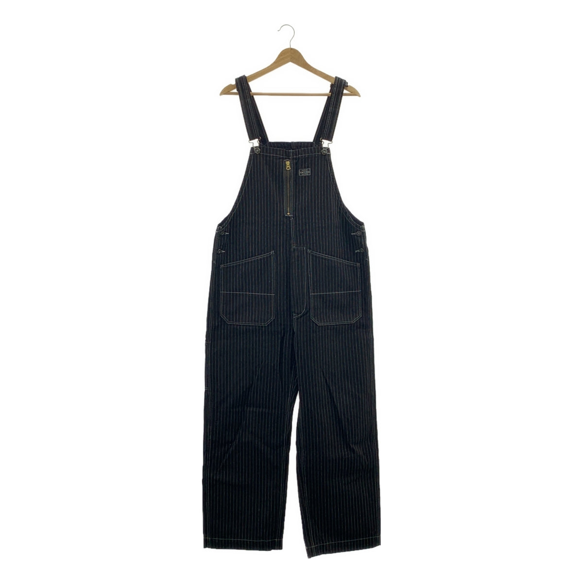 SCHOTT / ショット | OLD HICKORY OVERALL ヒッコリー オーバーオール パンツ | L | メンズ