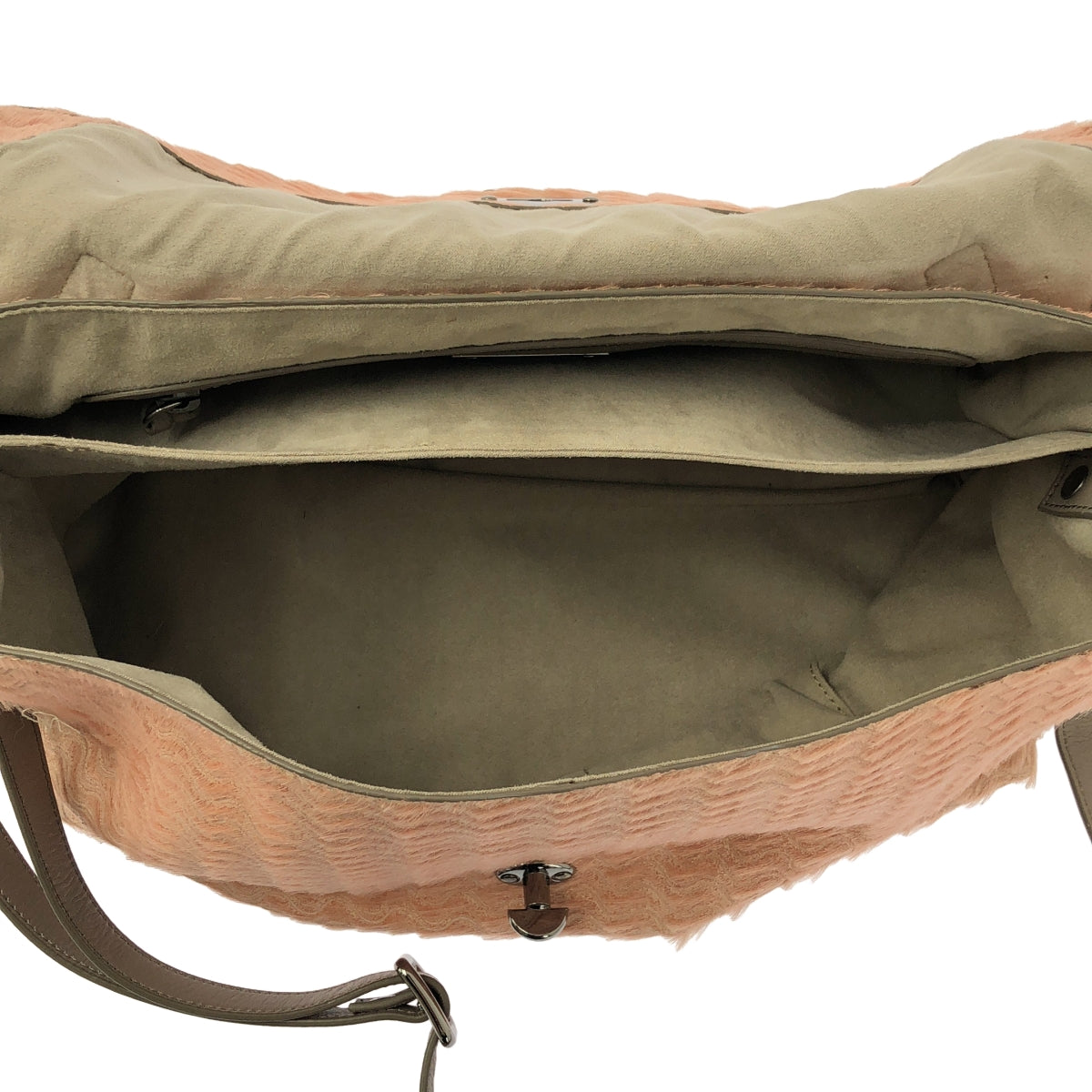 [狀況良好] ZANELLATO | POSTINA ANNI 50 2 路肩背包 | SHOPBOP粉紅/米色|女性的