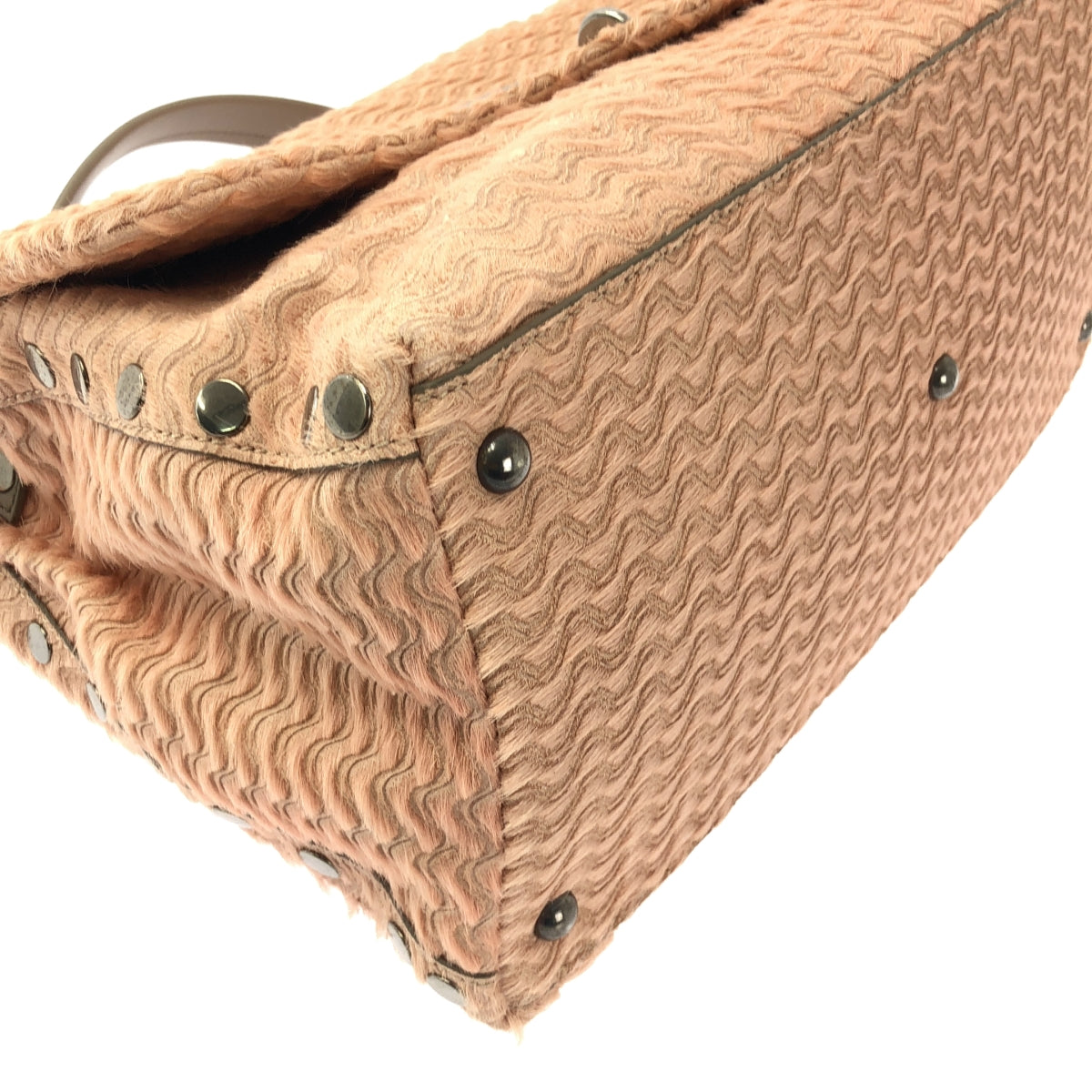 【미품】 ZANELLATO / 자네라토 | POSTINA 포스티나 / ANNI 50 2way 숄더백 | 핑크 / 베이지 | 여성