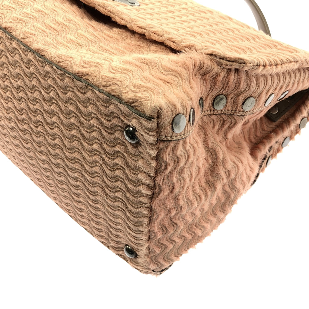 【미품】 ZANELLATO / 자네라토 | POSTINA 포스티나 / ANNI 50 2way 숄더백 | 핑크 / 베이지 | 여성