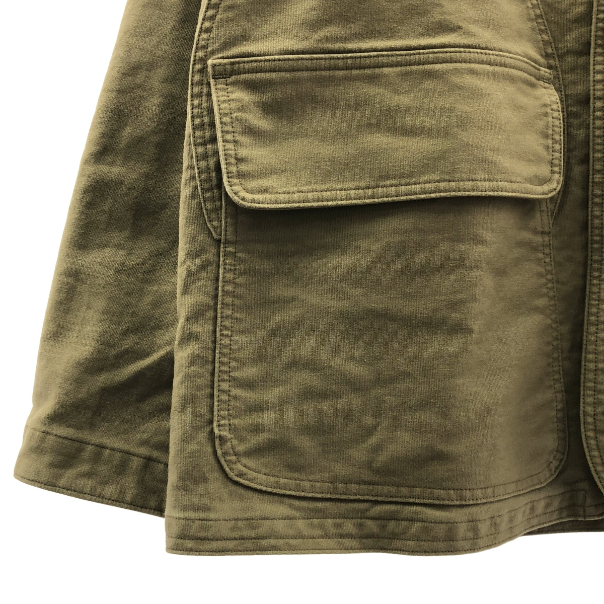 HYSTERIC GLAMOUR / ヒステリックグラマー | 2022AW | コーデュロイ切替 ロゴボタン カバーオール ジャケット | L |