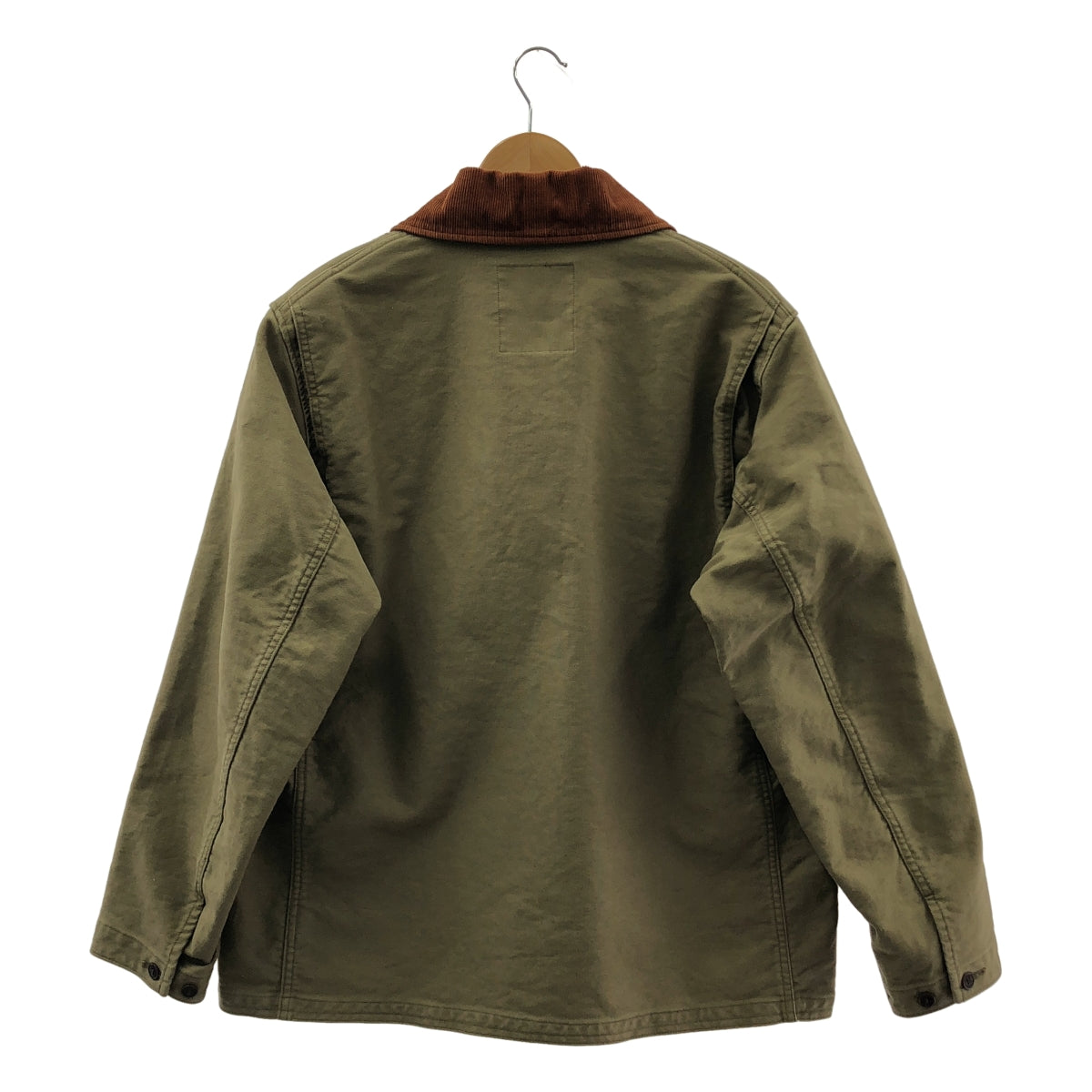 HYSTERIC GLAMOUR / ヒステリックグラマー | 2022AW | コーデュロイ切替 ロゴボタン カバーオール ジャケット | L |