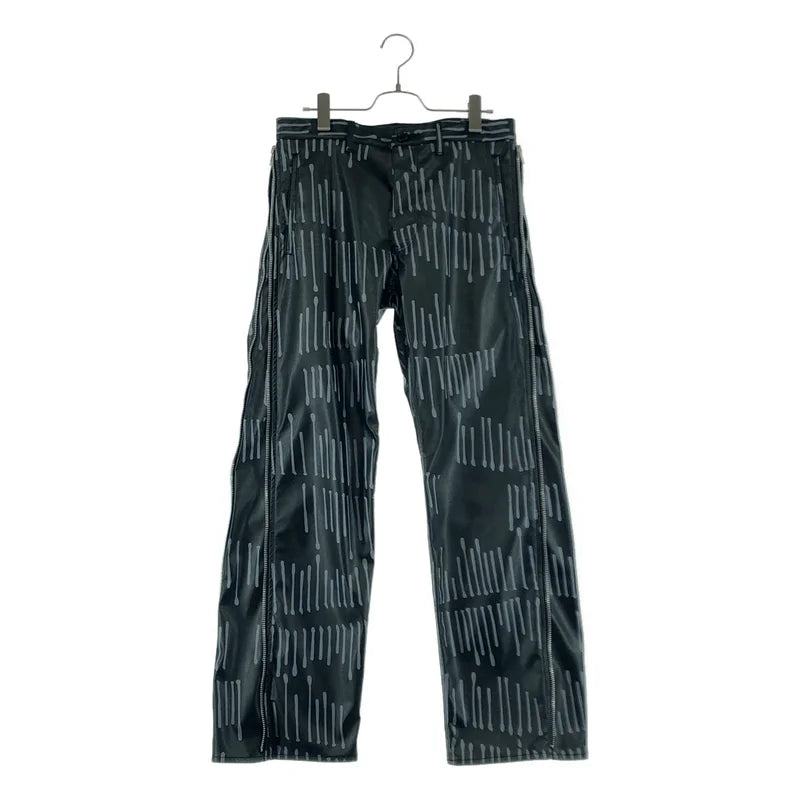 BLACK COMME des GARCONS / ブラックコムデギャルソン | 2025AW | エコレザー サイドジップ パンツ | M | メンズ