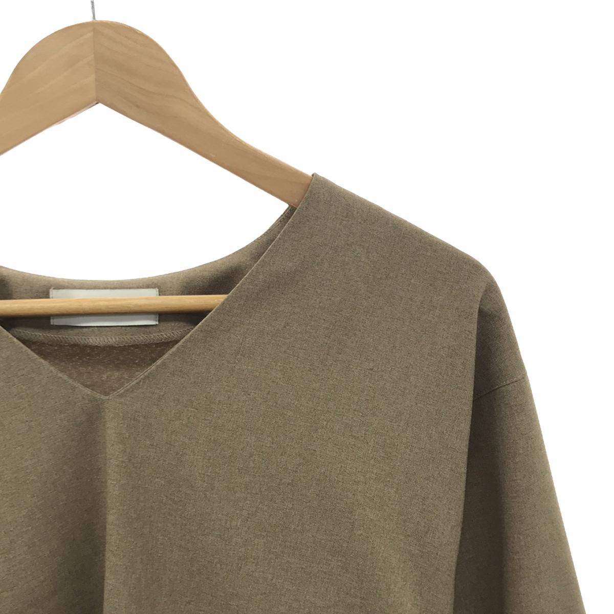 RIM.ARK / Rimark |長袖門襟PO長袖襯衫| F |布朗 |女的