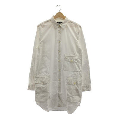 BLACK COMME des GARCONS / ブラックコムデギャルソン | 2020AW | マルチポケット コットン ロングシャツ | L | メンズ