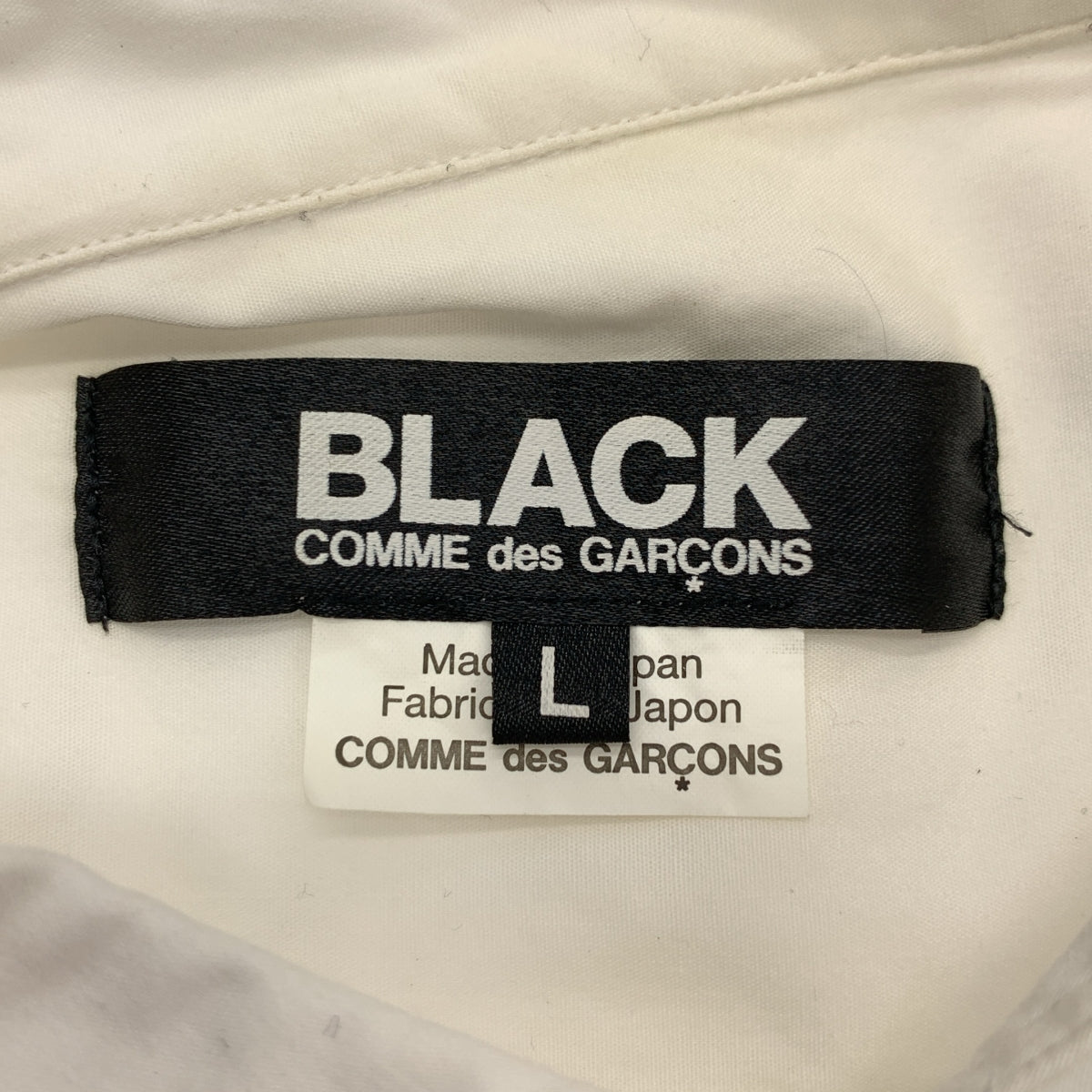 BLACK COMME des GARCONS / ブラックコムデギャルソン | 2020AW | マルチポケット コットン ロングシャツ | L | メンズ