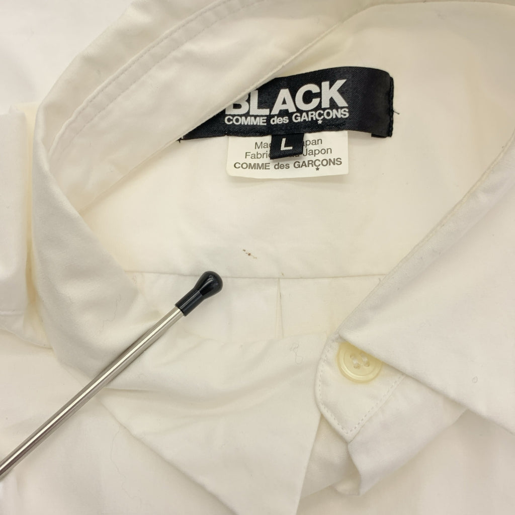 BLACK COMME des GARCONS / ブラックコムデギャルソン | 2020AW | マルチポケット コットン ロングシャツ | L | メンズ