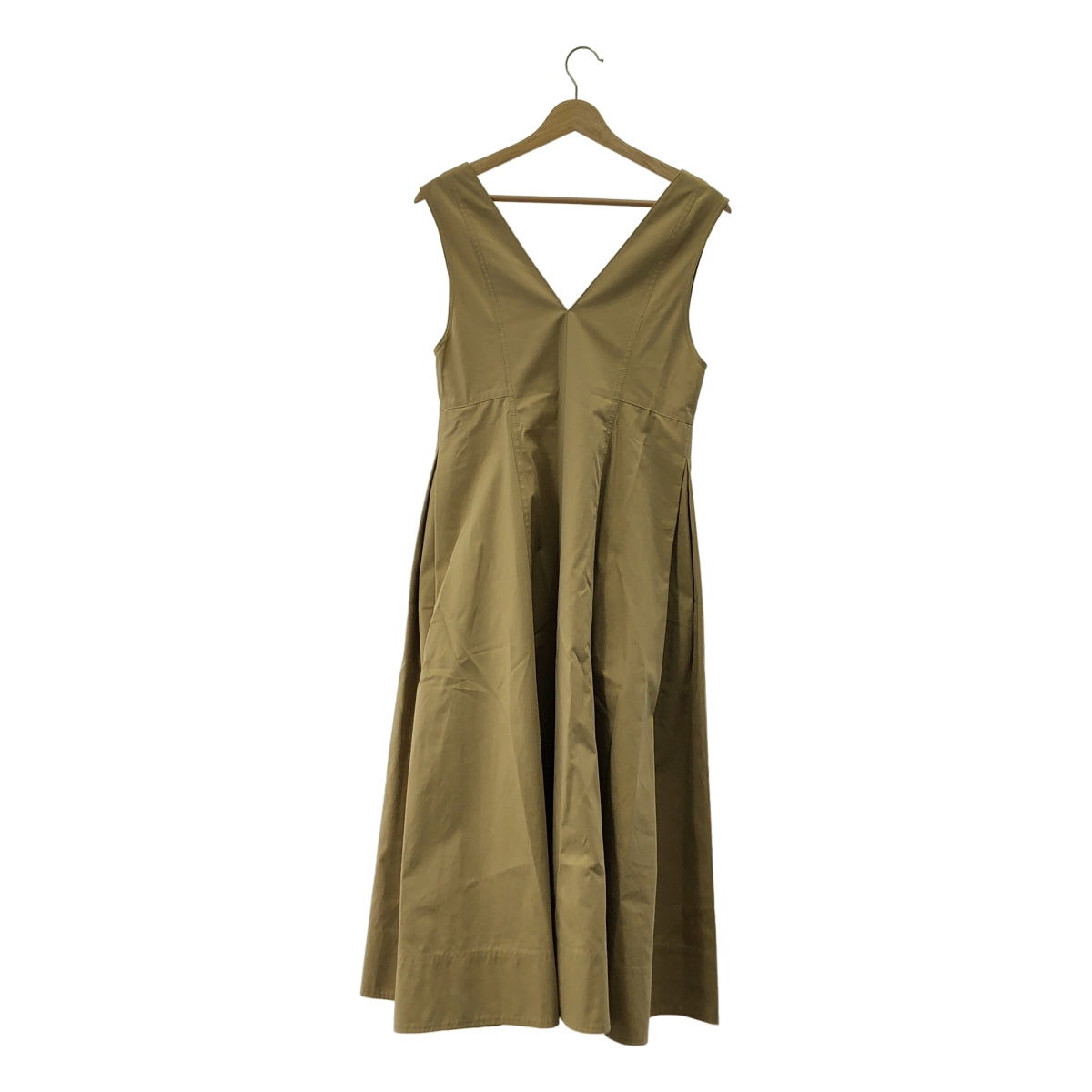 Tomorrowland MACPHEE | 無袖露肩連身裙，附口袋 | 36碼 | 米色 | 女款