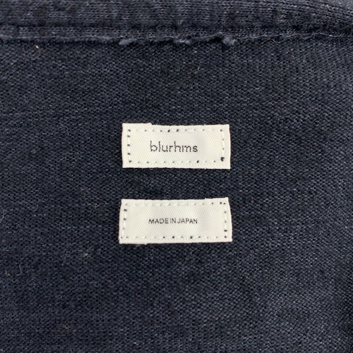 blurhms / ブラームス | C/NAPP Border Cardigan コットン ボーダー Vネック ニットカーディガン | 3 | グレー | メンズ