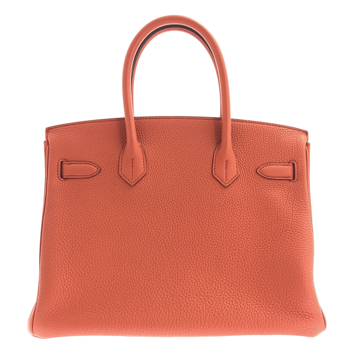 HERMES / 헤르메스 | 버킨 30 토고 가죽 핸드백 X 각인 / 실버 브래킷 |